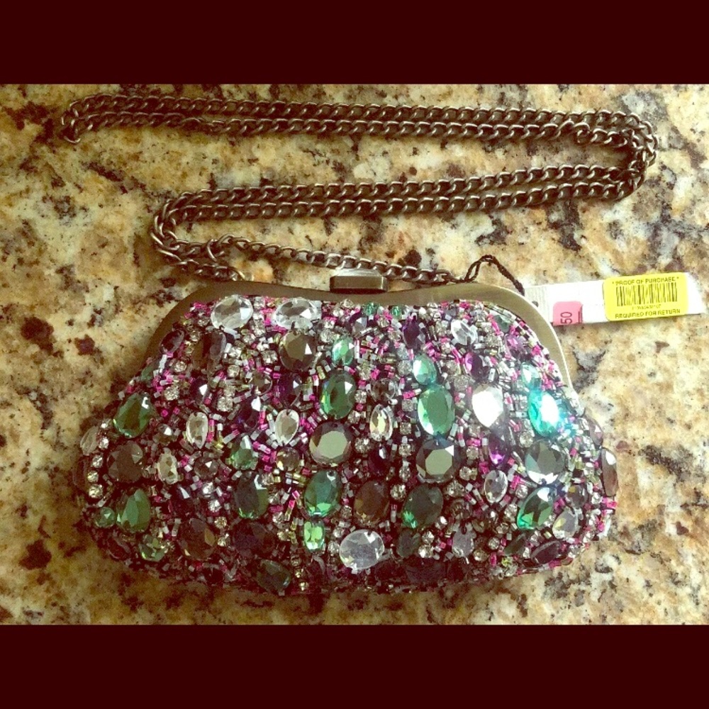 Gorgeous Kate Landry Beaded Clutch; NWT